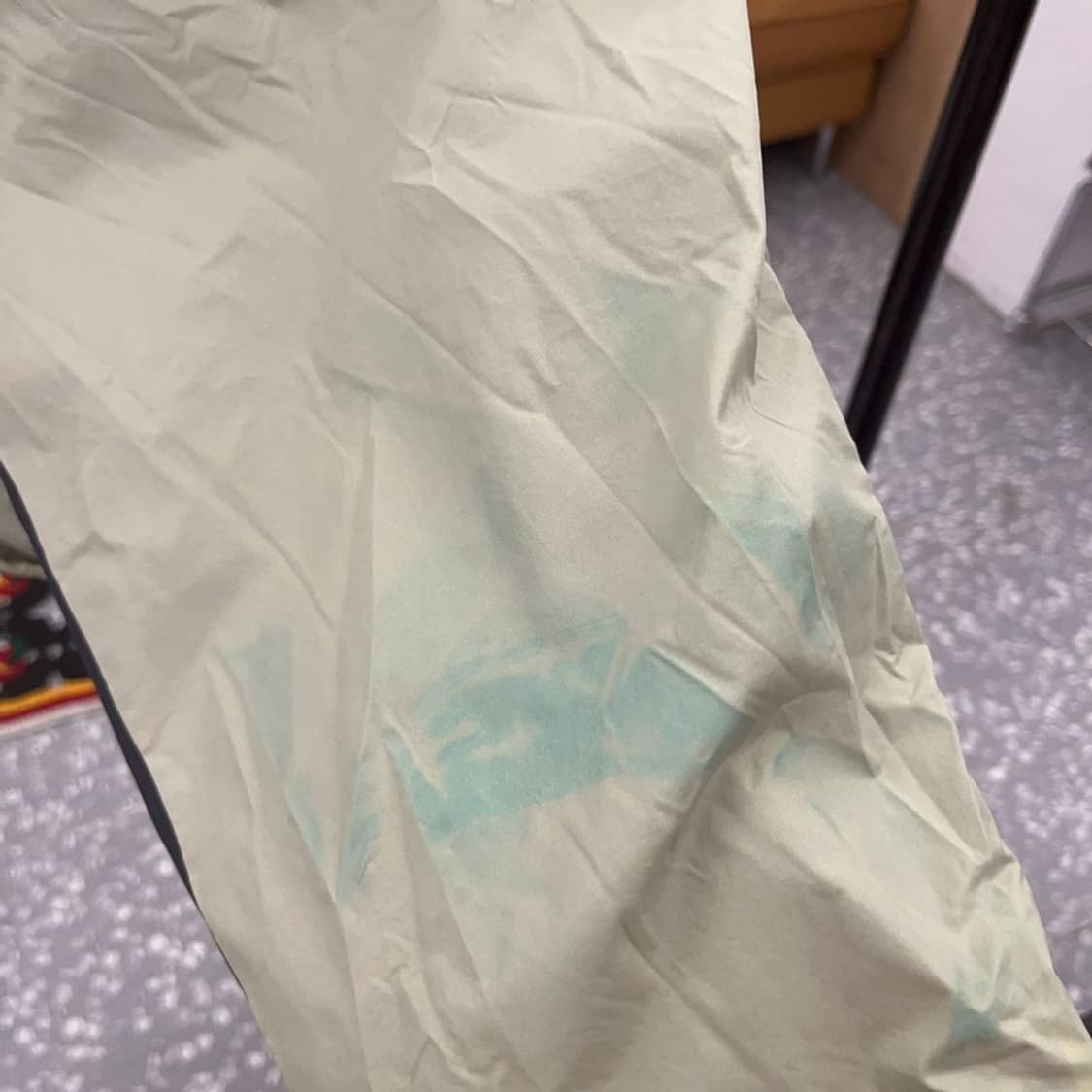 퀵실버 배색 피스타치오그린 아노락 반집업 바람막이 XL C07743 상품이미지10