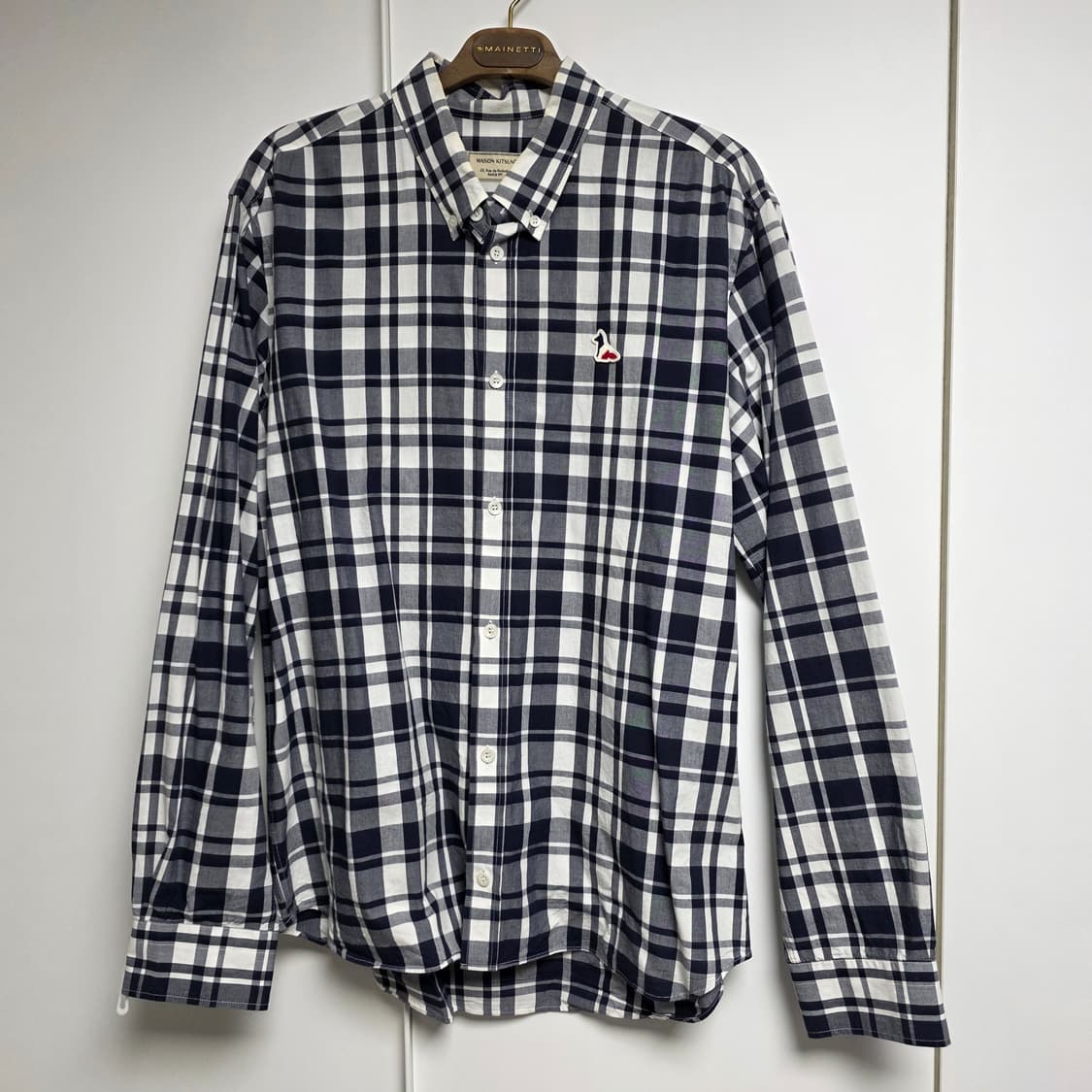 메종키츠네 체크셔츠 42 상품이미지1