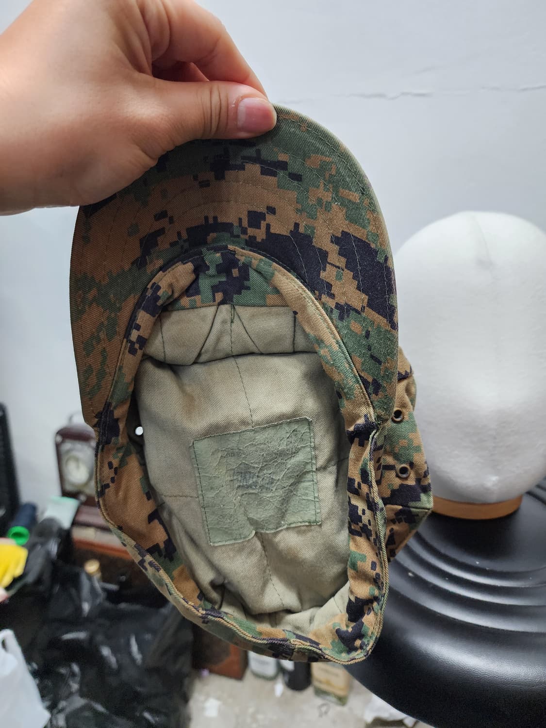 미해병대 디지털 팔각모 전투모 상품이미지4