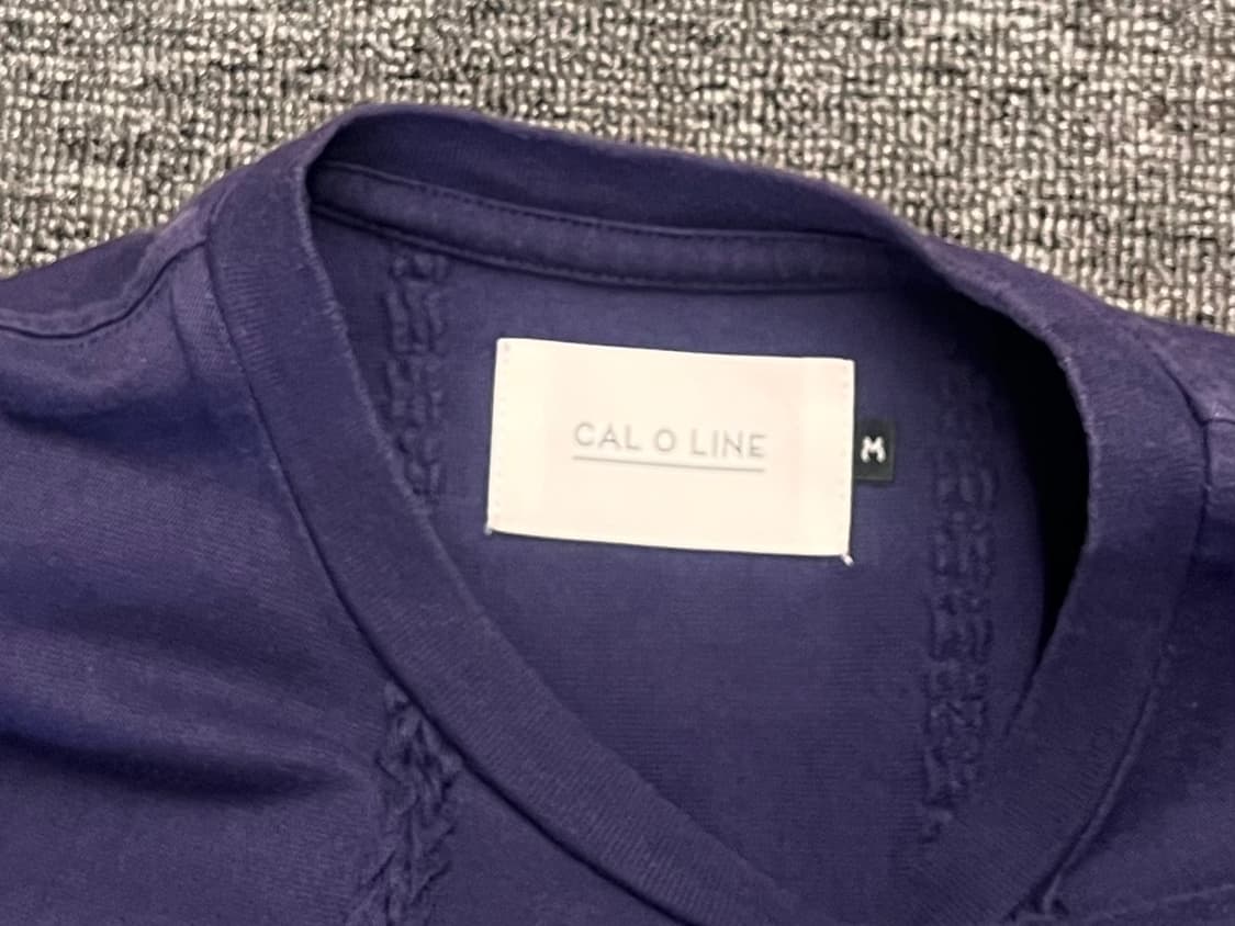 [44~55] CAL O LINE 칼오라인 케이블 반팔티  상품이미지3