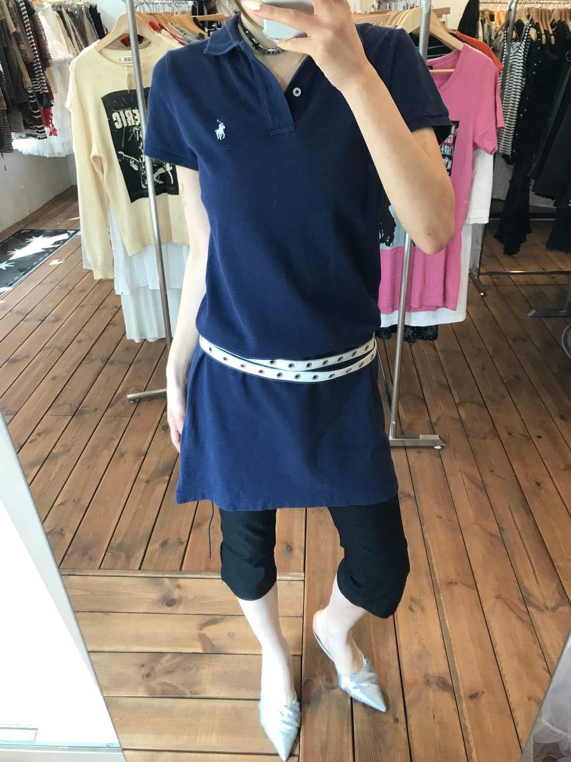 폴로 네이비 원피스 상품이미지3