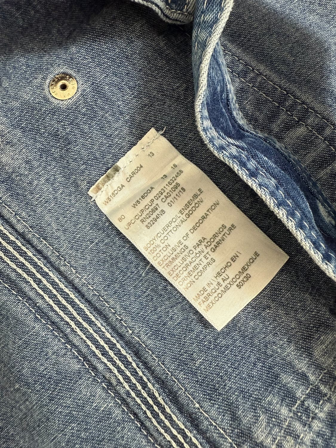 디키즈 데님 오버롤 상품이미지6