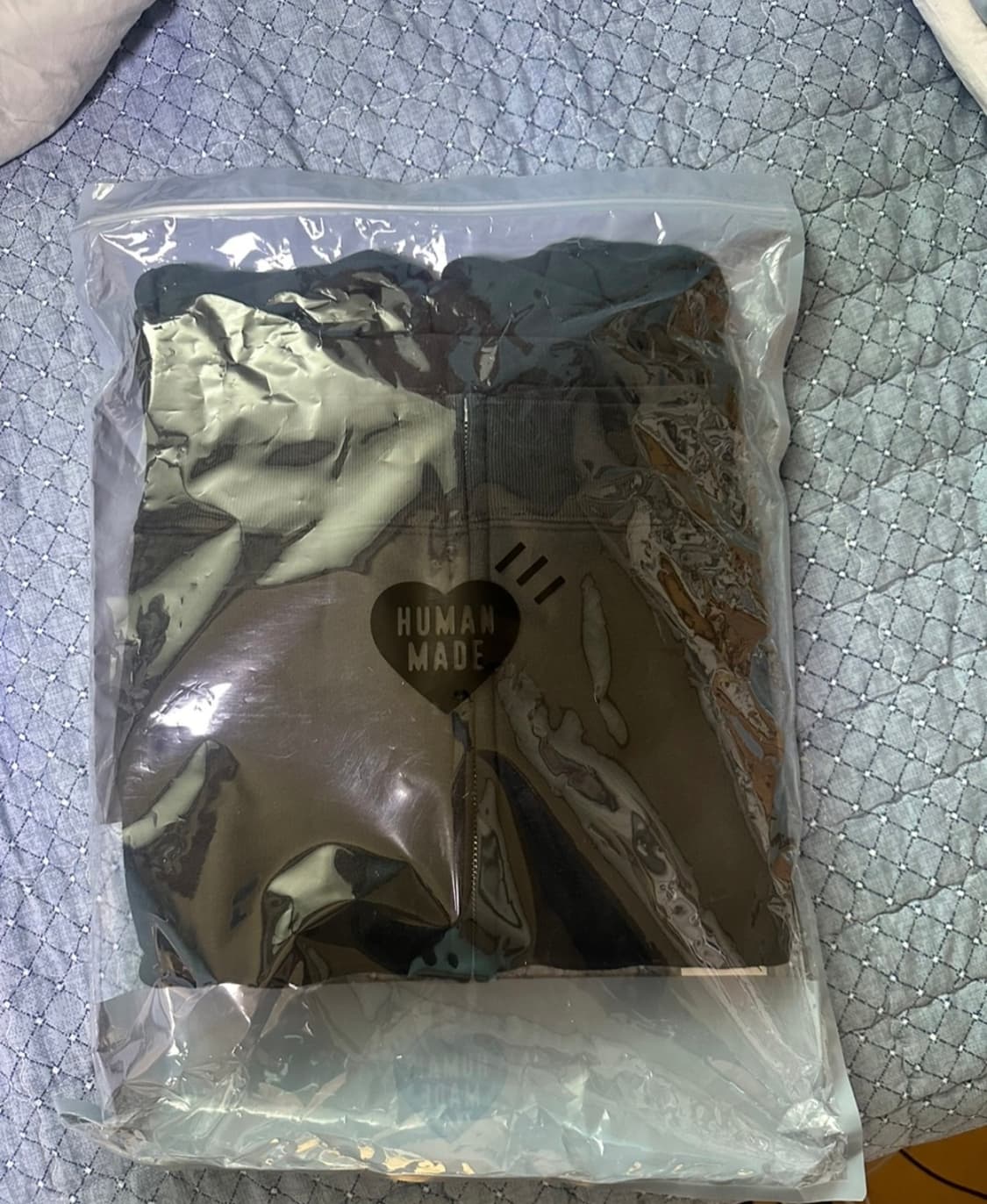 휴먼메이드 후드집업 블랙xl 미개봉 상품이미지4