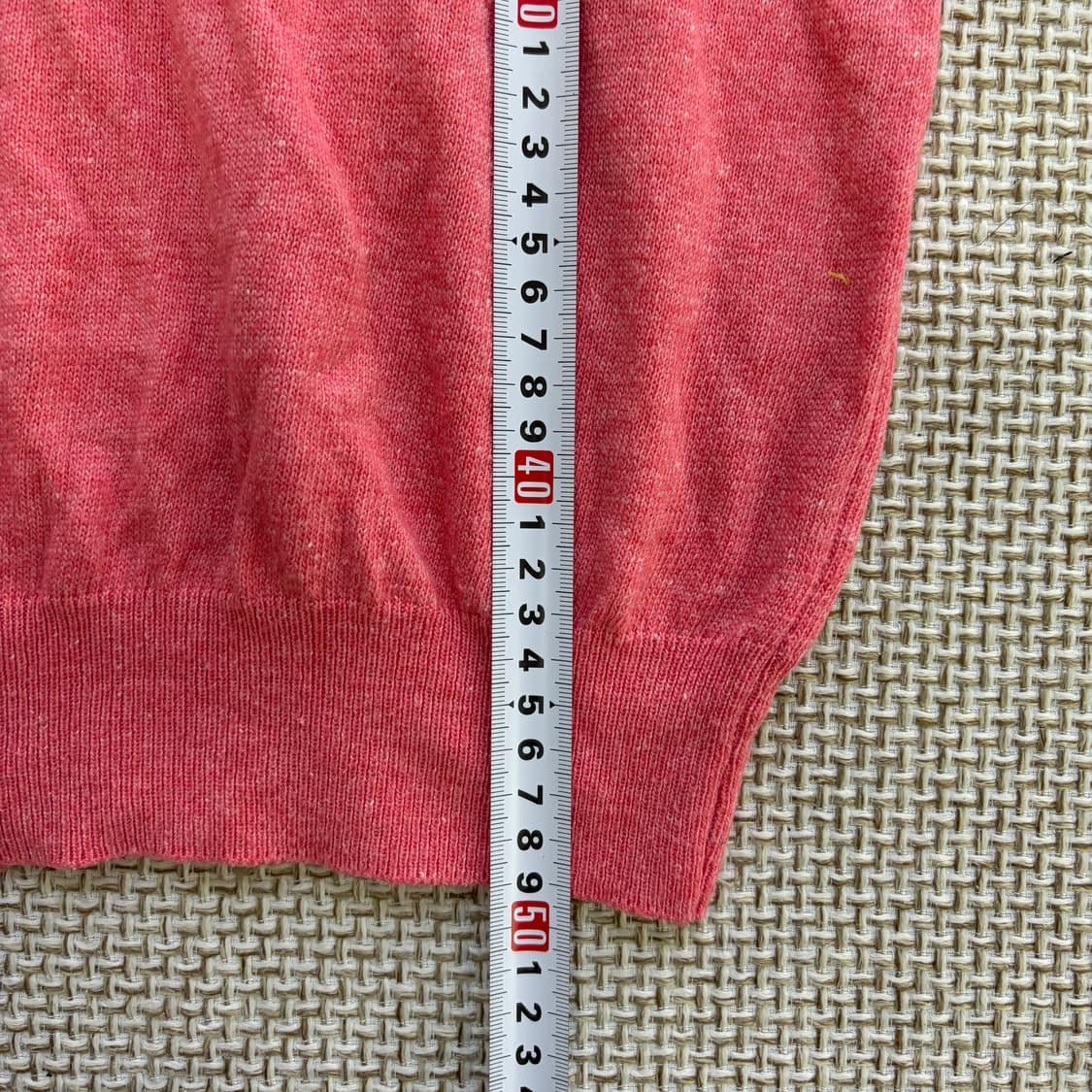 실측확인 빈티지 여성 반팔 가디건 0609D2 상품이미지5