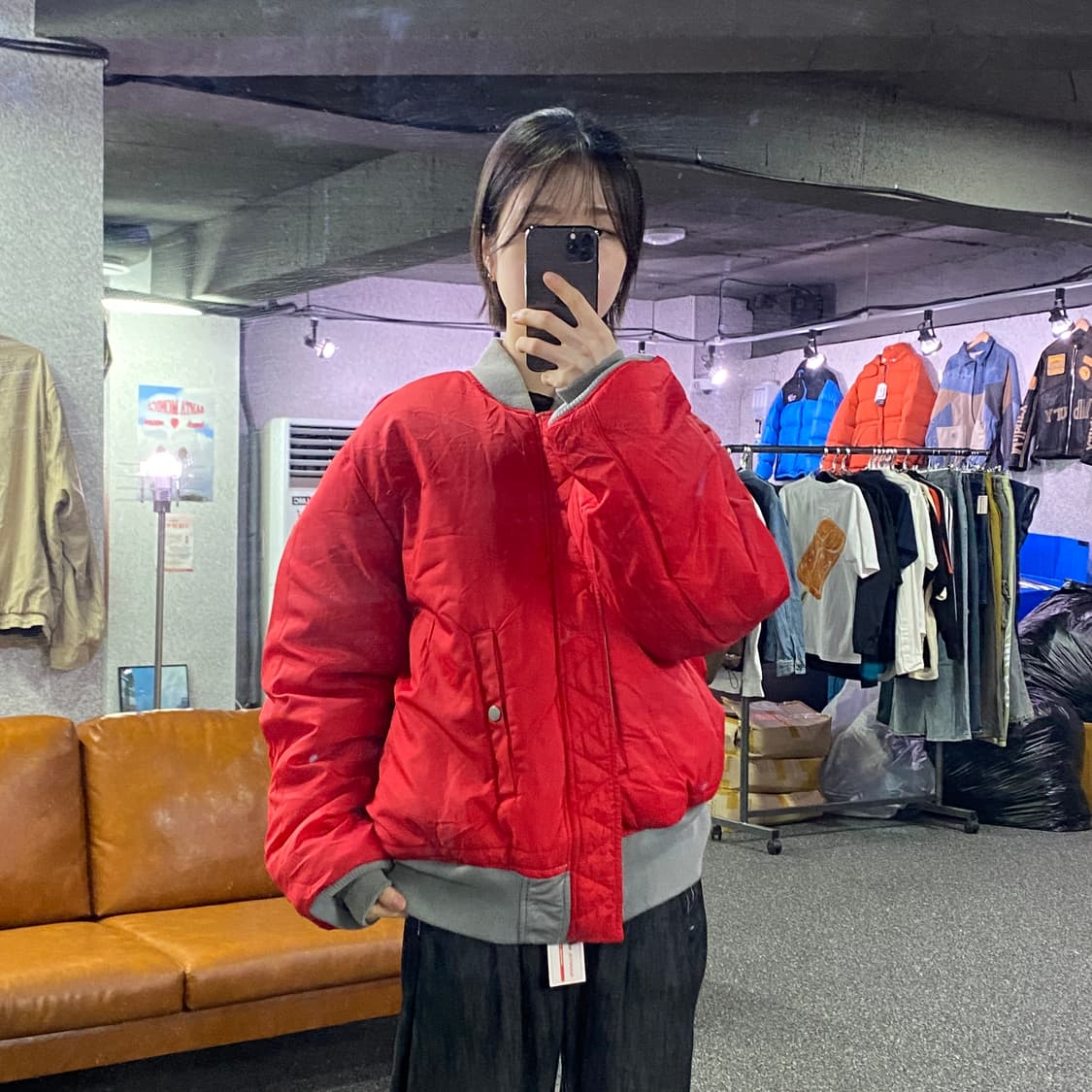 알파인더스트리 리버시블 아폴로 ma1 점퍼 B4244 상품이미지2