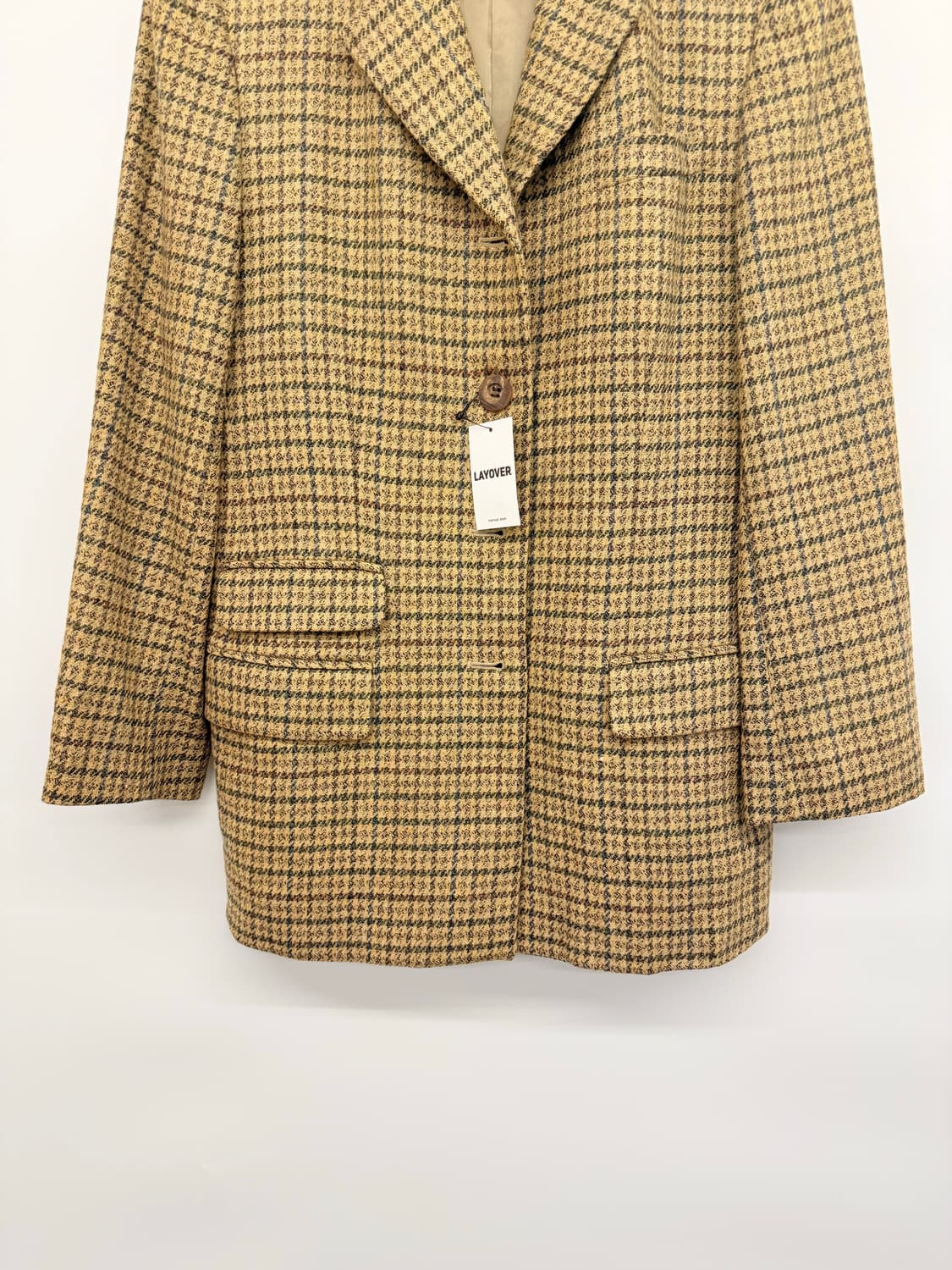 버버리 울체크자켓 상품이미지3