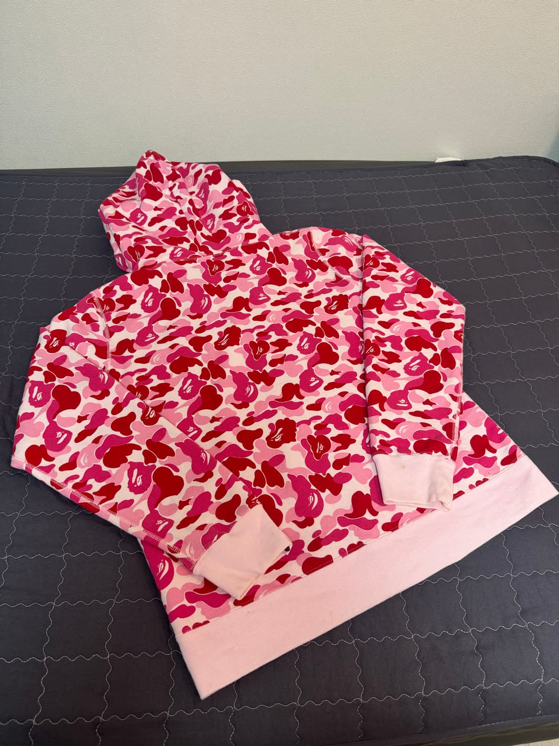 베이프스타 핑크 후드집업 M 상품이미지3