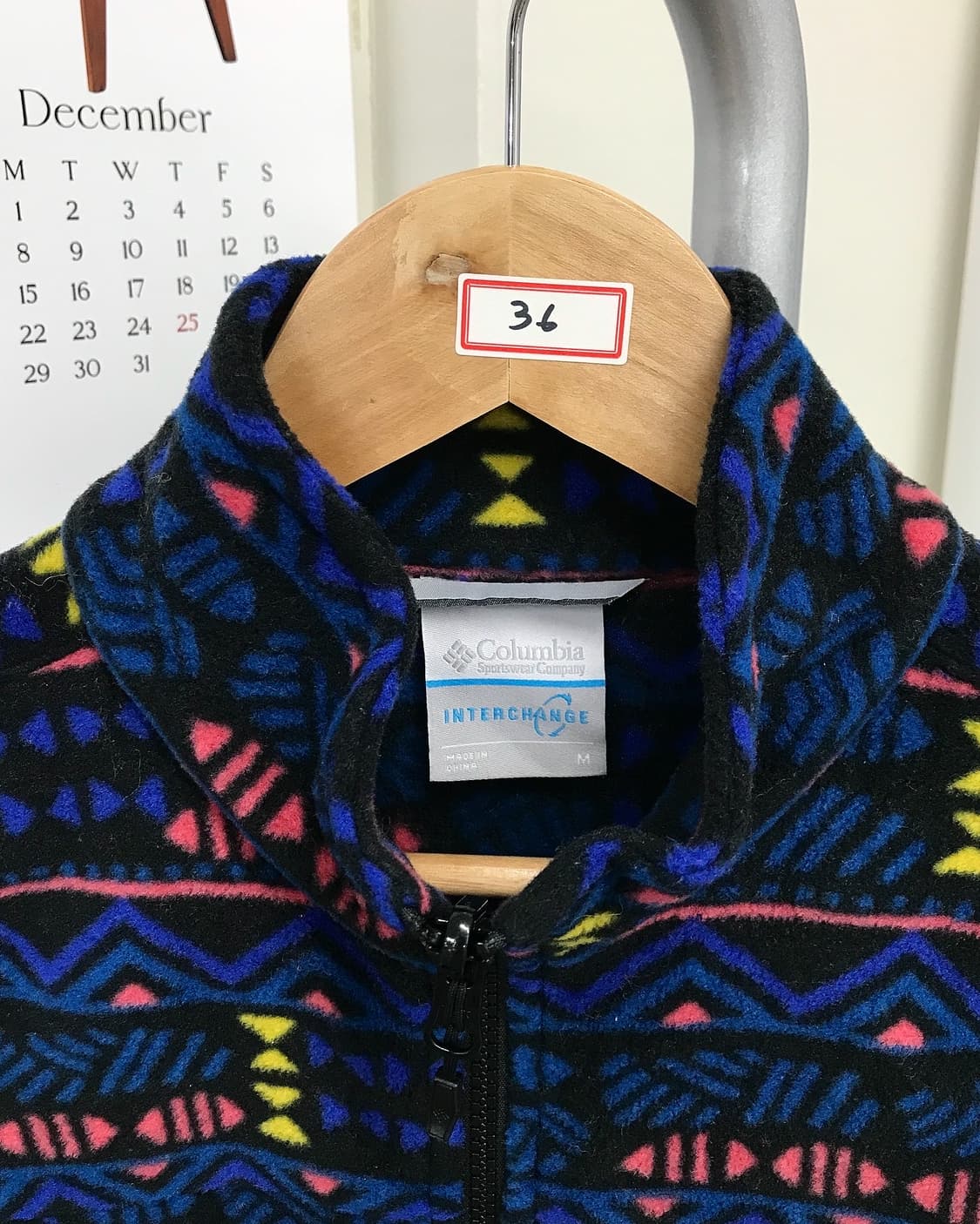 컬럼비아 패턴 플리스 자켓 상품이미지2