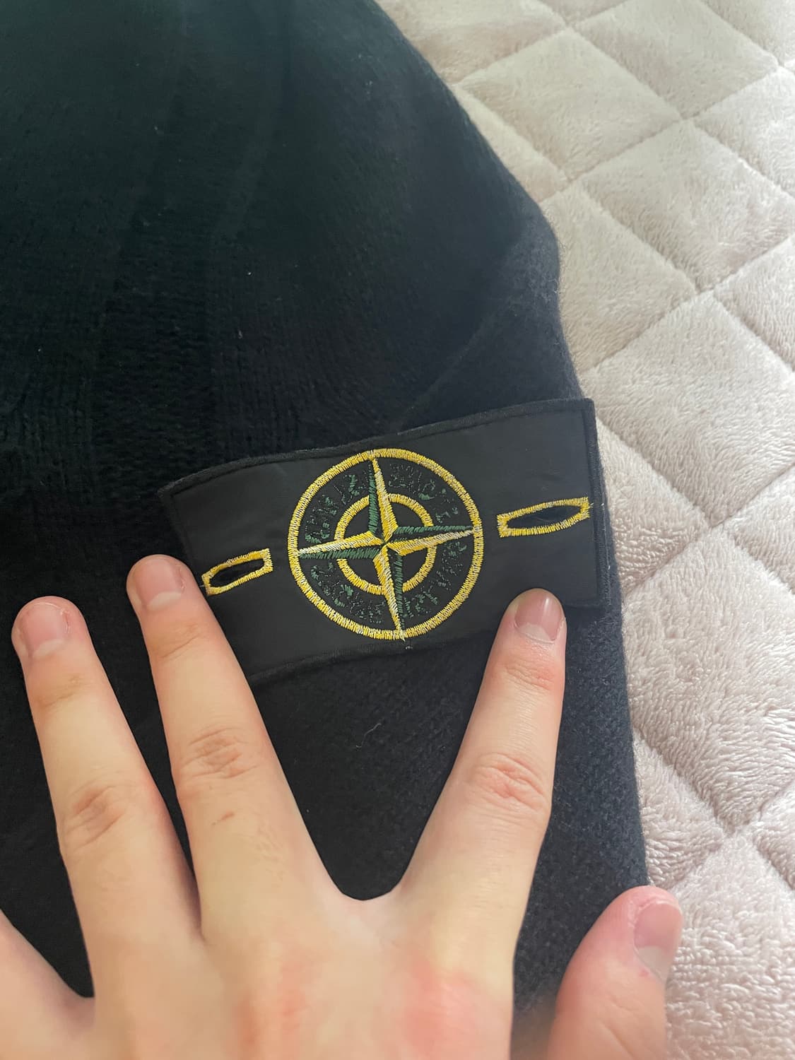 스톤아일랜드 램스울 니트 맨투맨 블랙M 상품이미지6