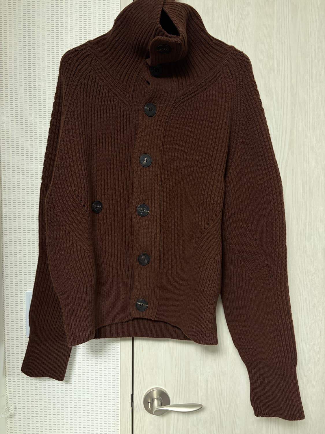 [M] 렉토 오버사이즈 카라 울 가디건 상품이미지1