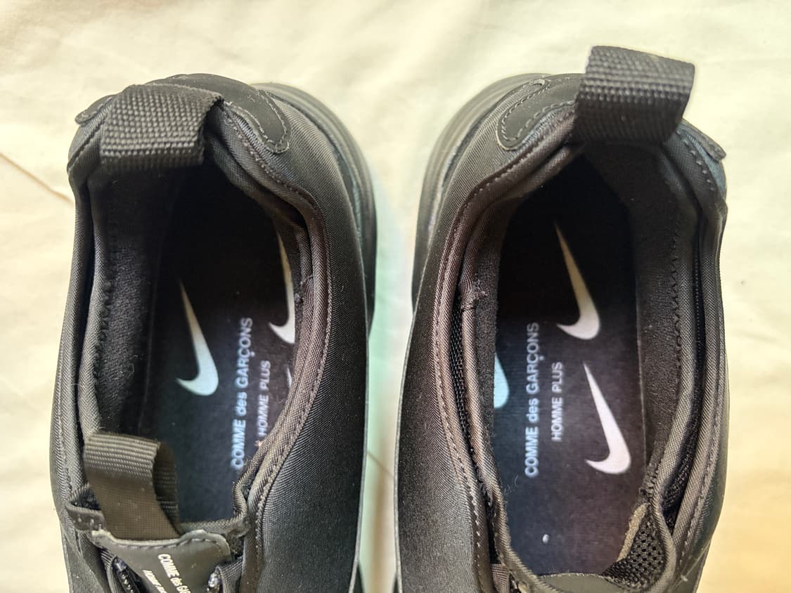 나이키 x 꼼데가르송 옴므 플러스 에어맥스 선더 SP 블랙 CDG x  상품이미지6