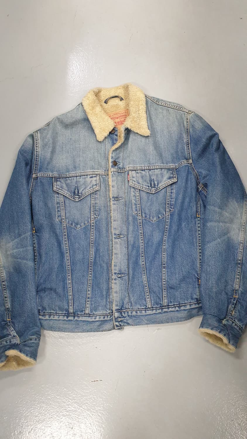 리바이스 양털 데님  쉐르파 트러커 자켓xxl 상품이미지1