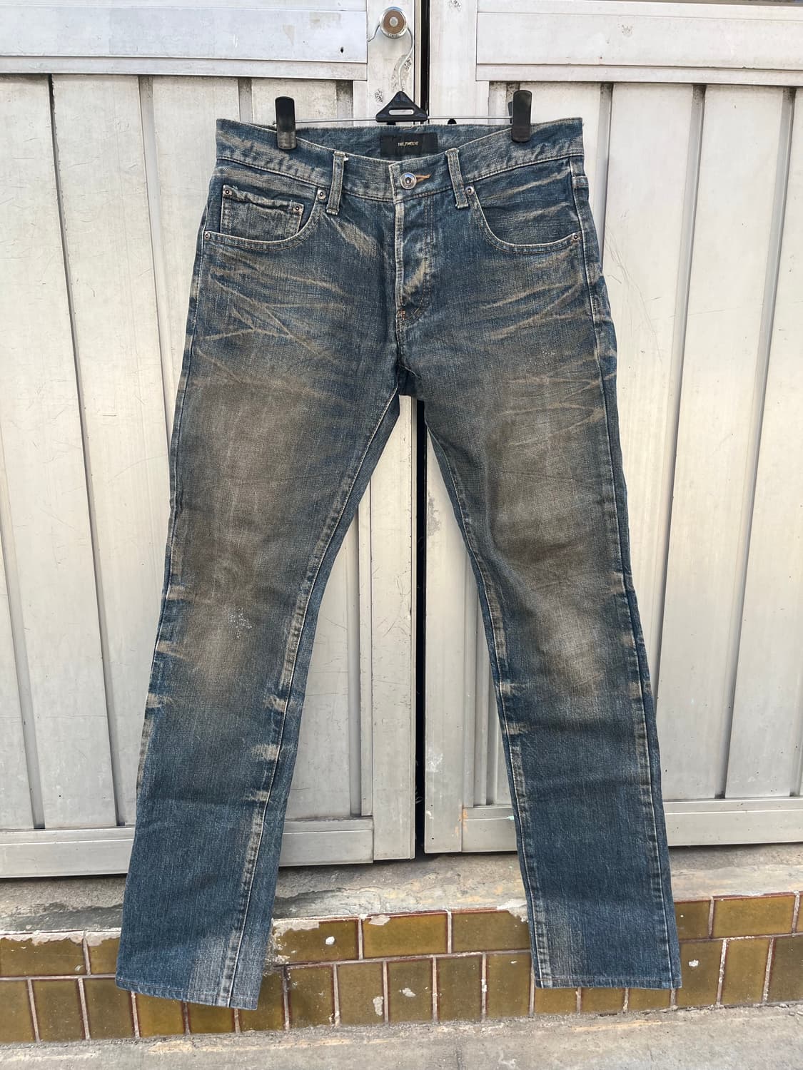 The twelve 스트레이트 데님 팬츠 상품이미지3