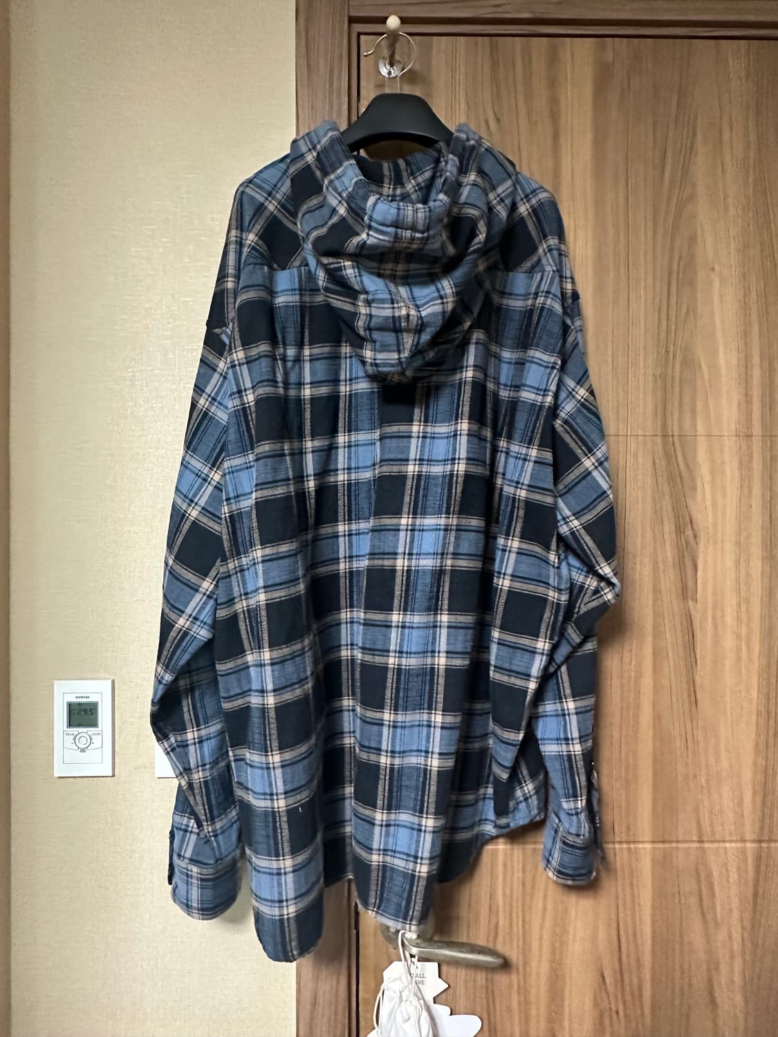 [50] diesel 디젤 플란넬 후드 셔츠 상품이미지5