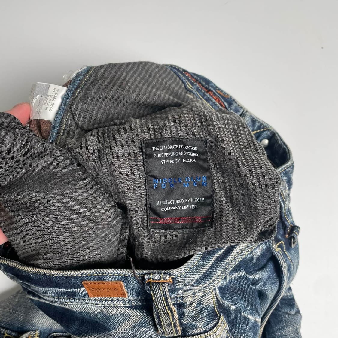 Nicole club 멀티 포켓 슬림 팬츠 상품이미지9