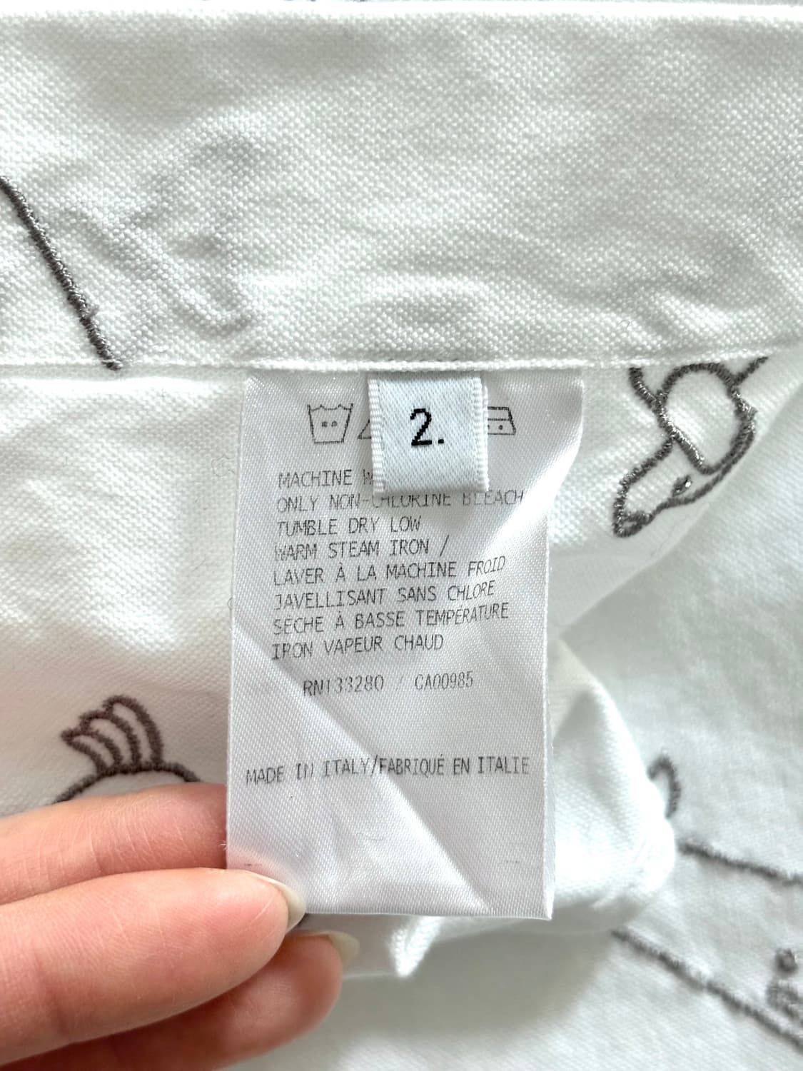 Thom Browne 톰브라운 애니멀 옥스포드 화이트 셔츠 상품이미지6