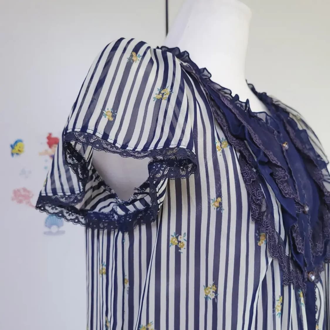 엑시즈팜 쉬폰 베이돌원피스 상품이미지6