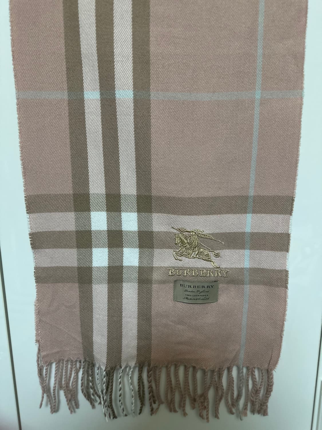 버버리 체크 머플러 캐시미어 목도리 남여공용 상품이미지2