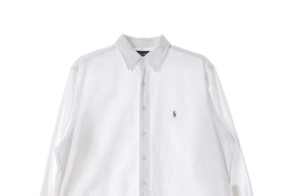 폴로 랄프 로렌 90's YARMOUTH 코튼 화이트 셔츠 (남성 오버핏 상품이미지2