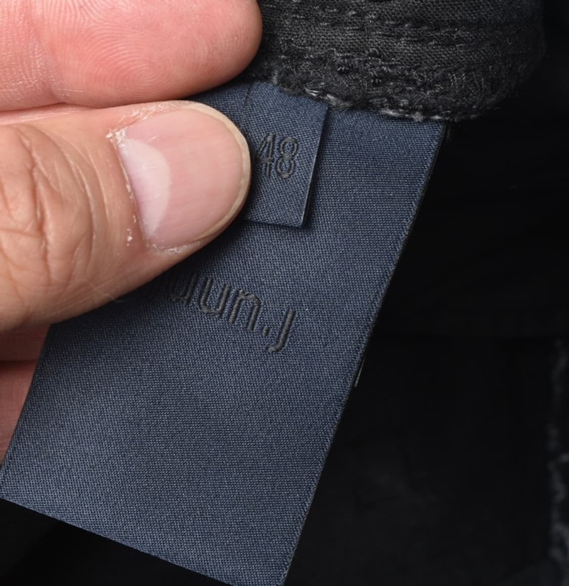 준지 스트레이트핏 흑청 데님팬츠 청바지 상품이미지7