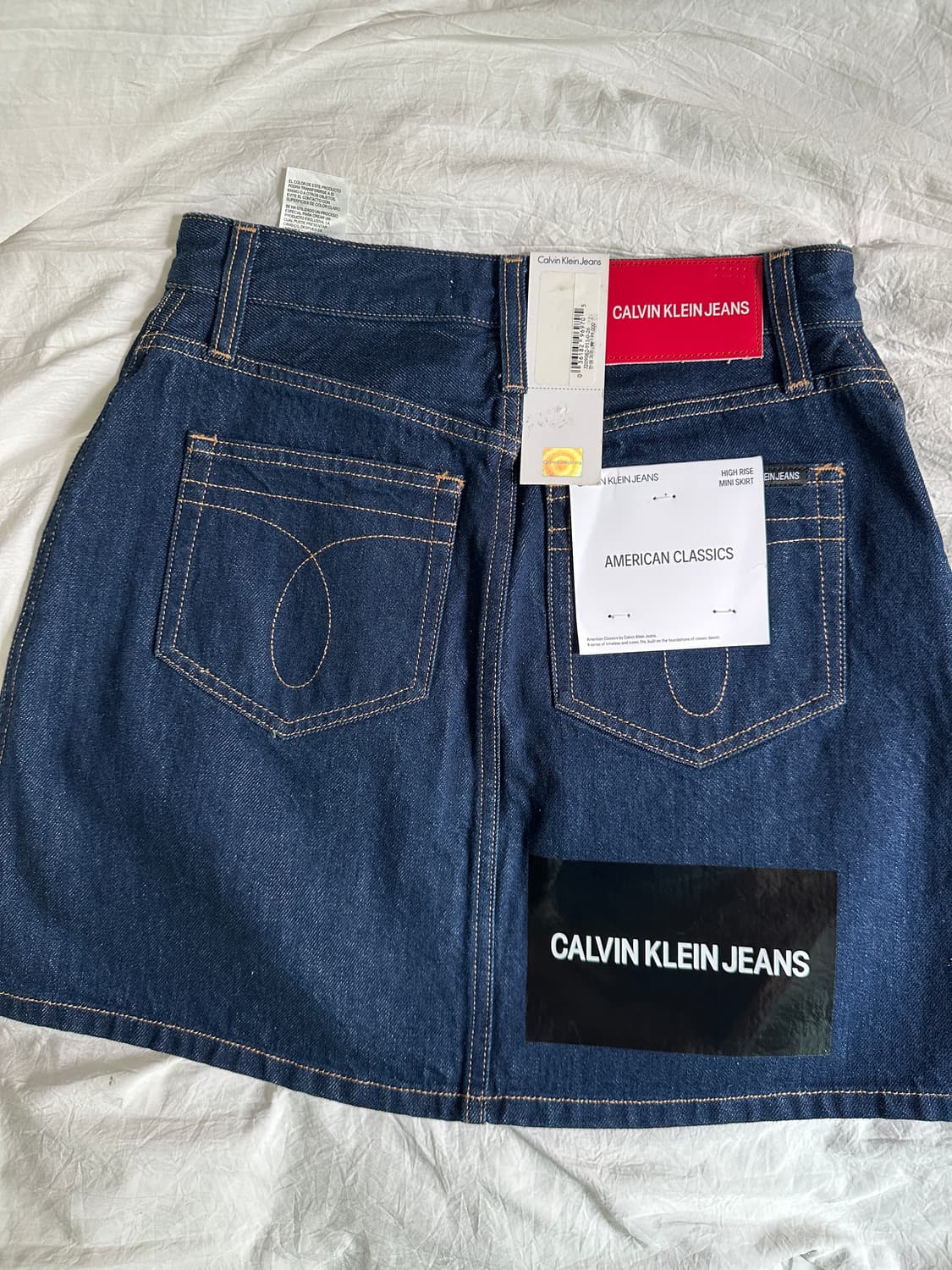 캘빈클라인 calvinklein 패치 치마 상품이미지2