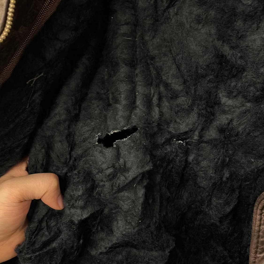 90s USA 빈티지 G-1 항공 봄버 리얼 레더 자켓 상품이미지8