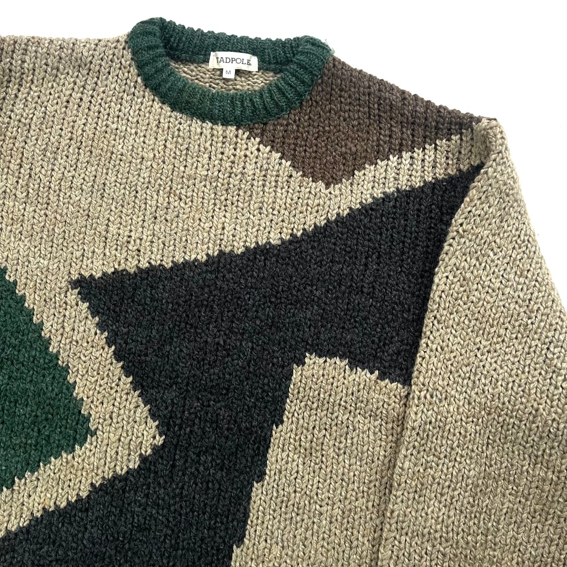 [M] 일본 빈티지 패턴 혼방 니트 스웨터 상품이미지2