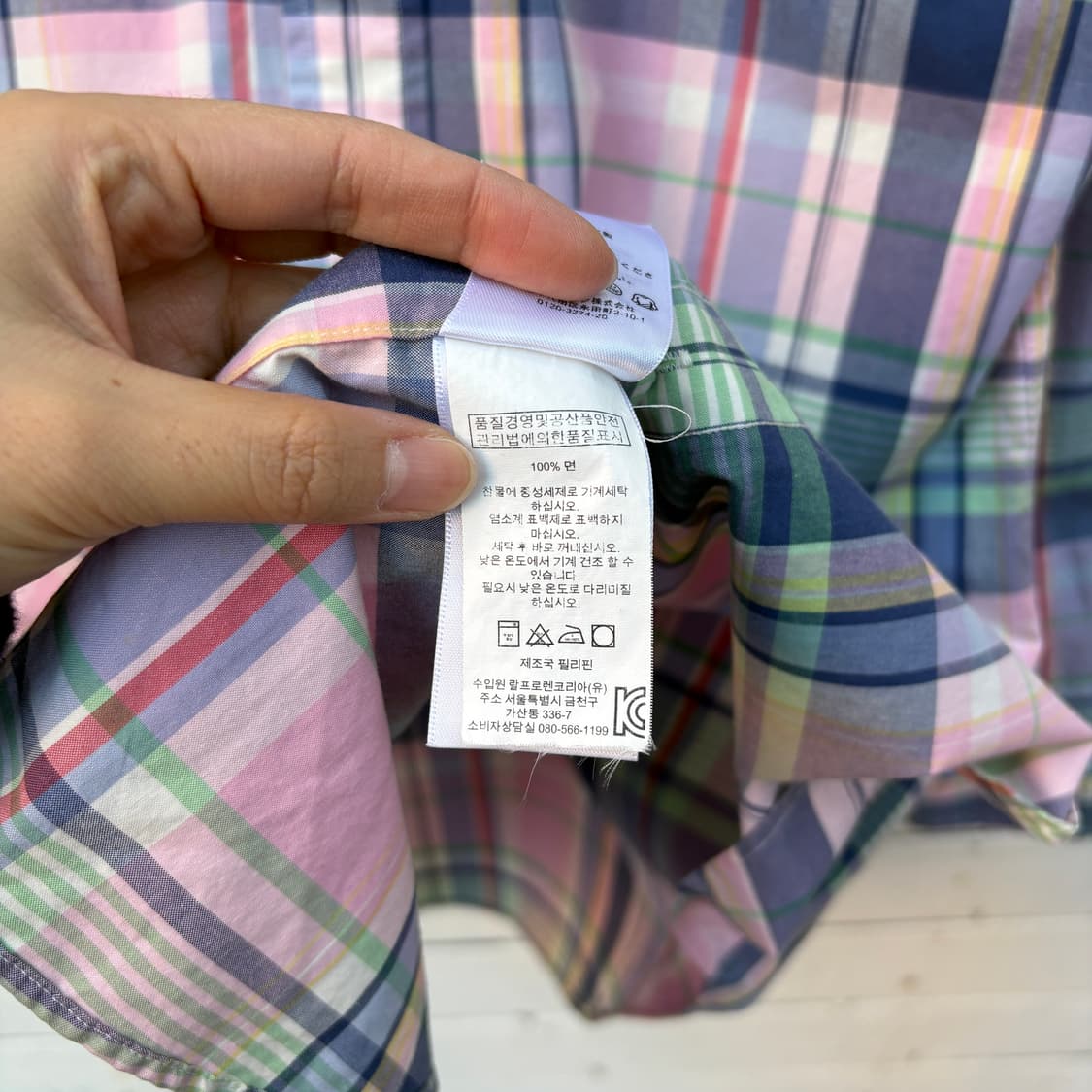 Polo 폴로 체크 셔츠 상품이미지5