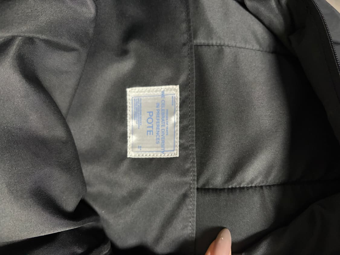 포테 0002 하이드슬롯 베이직백팩 블랙 상품이미지4