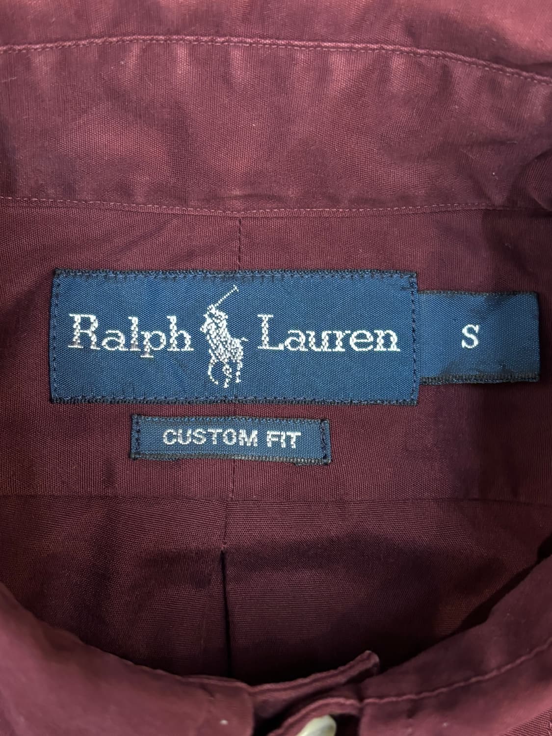 폴로 랄프로렌 셔츠 버건디 상품이미지5
