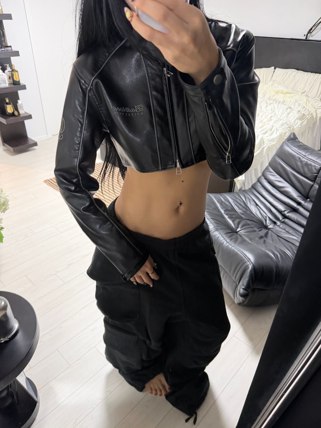 Badblood leather jk 상품이미지7