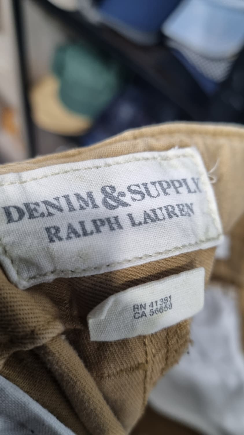 폴로(데님서플라이) 슬림핏 빈티지 치노팬츠 33size 상태10/8 상품이미지3