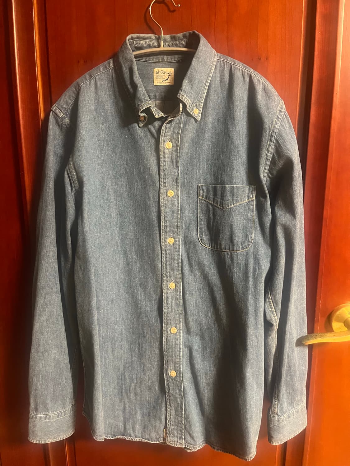 오어슬로우 데님서츠 3사이즈 상품이미지1