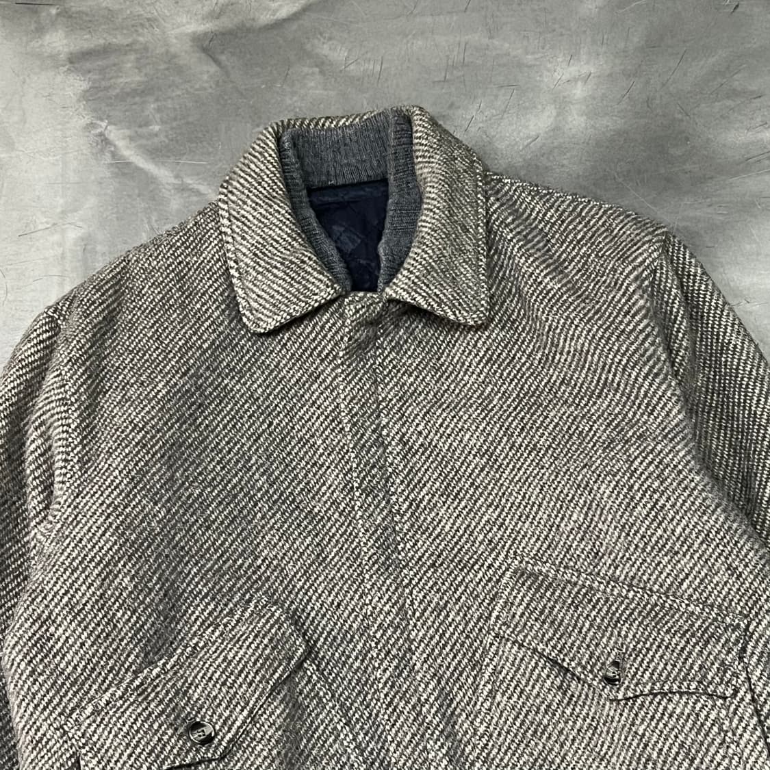  아쿠아스큐텀 카라 울 블루종 y14544 상품이미지3