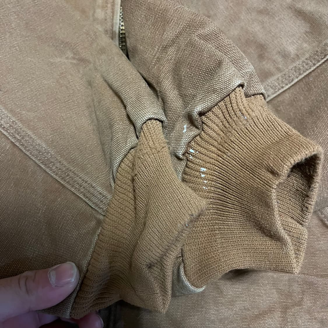 [XL] 칼하트 J130 샌드스톤 덕 액티브 후드 자켓 브라운 상품이미지4