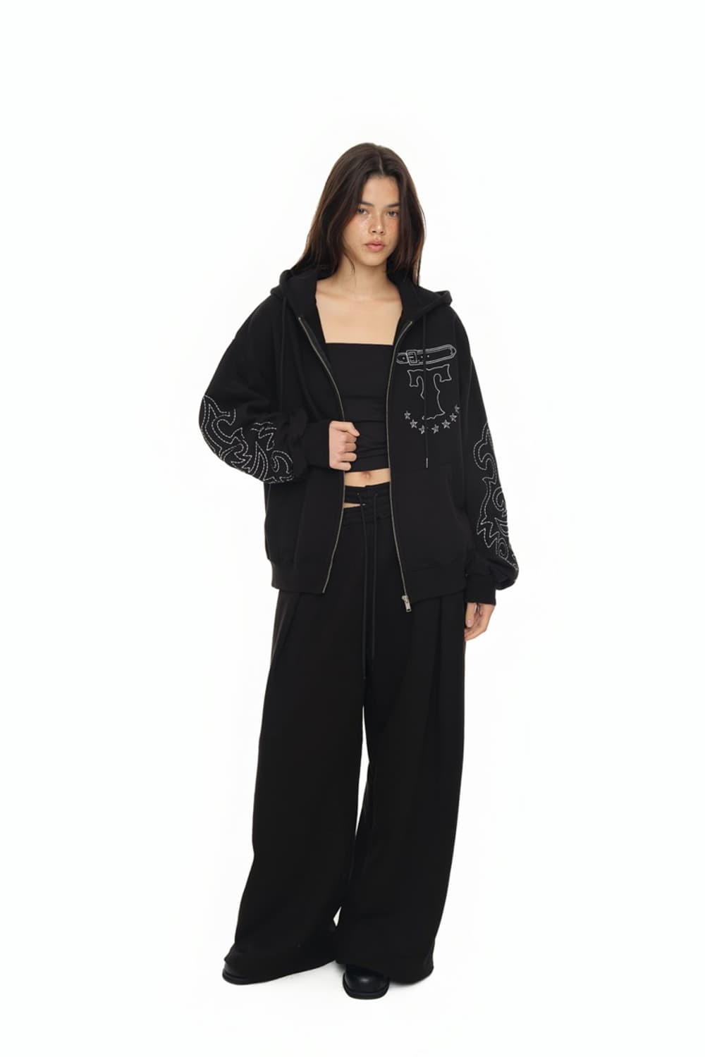 (오늘만 최저가) (택O) 투머치택스 웨스턴 스티치 후드집업 상품이미지6