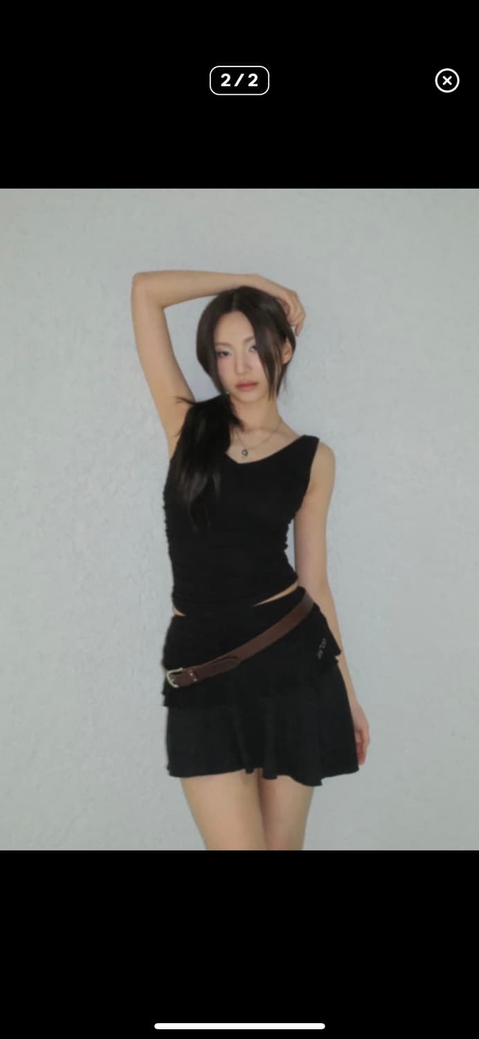 ason 애즈온 moa 프릴 스커트 상품이미지2