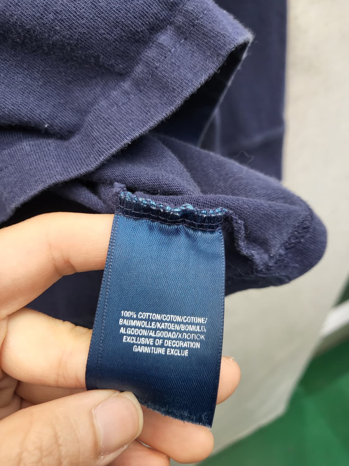 폴로 랄프로렌 네이비 긴팔 티셔츠 상품이미지4