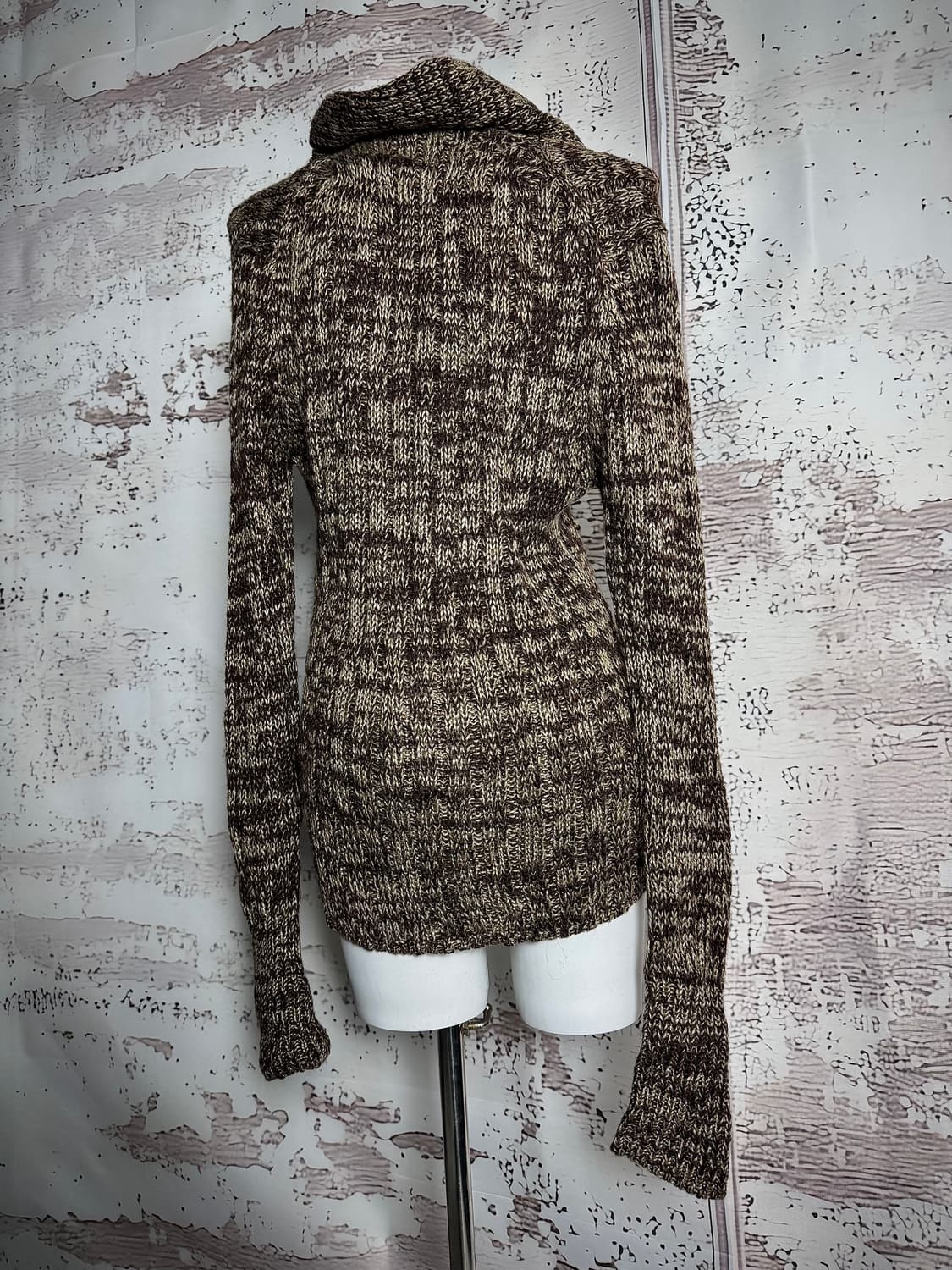 Brown Knit Cardigan 상품이미지2