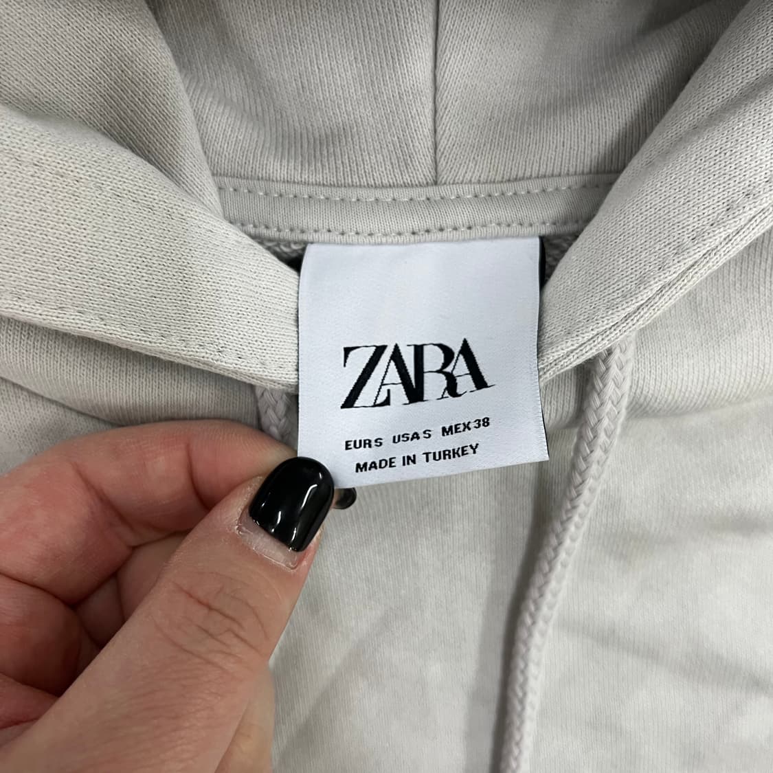 S 자라 오버핏 후드 티셔츠 0220M 상품이미지2