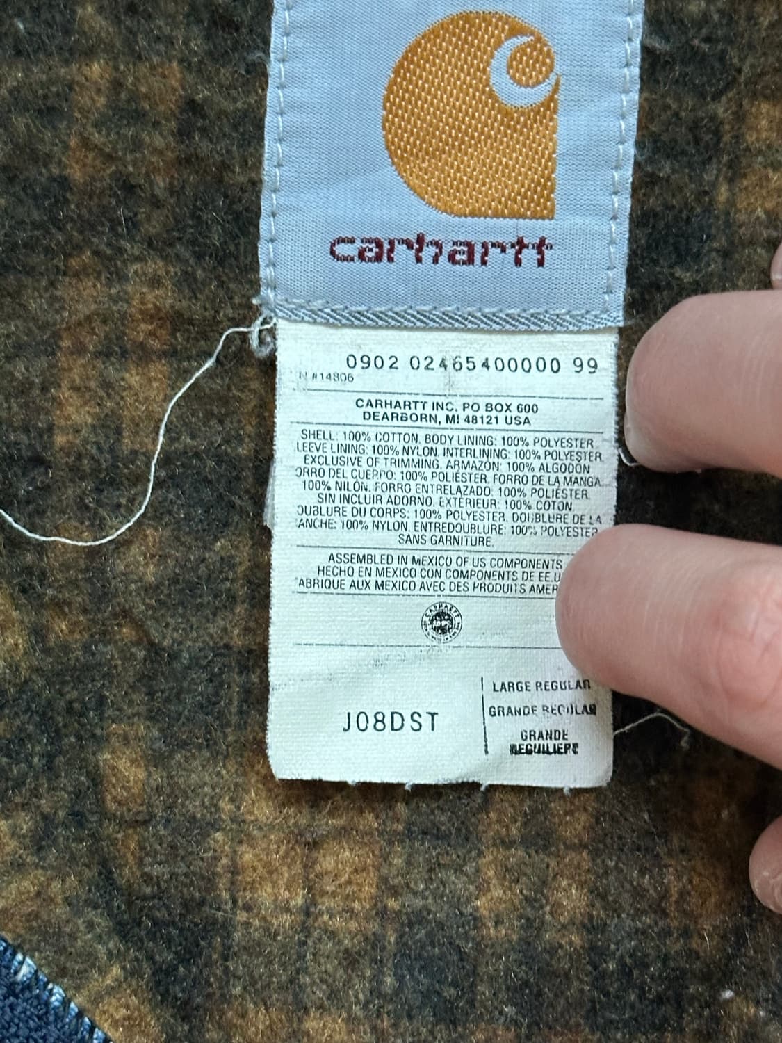 칼하트 j08 dst L/R j130  상품이미지6
