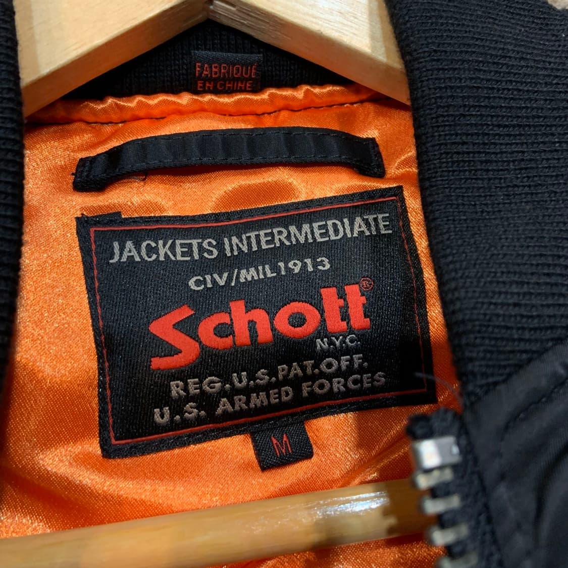 새상품)Schott 쇼트 Ma-1 플라잉타이거 자켓 M 상품이미지4