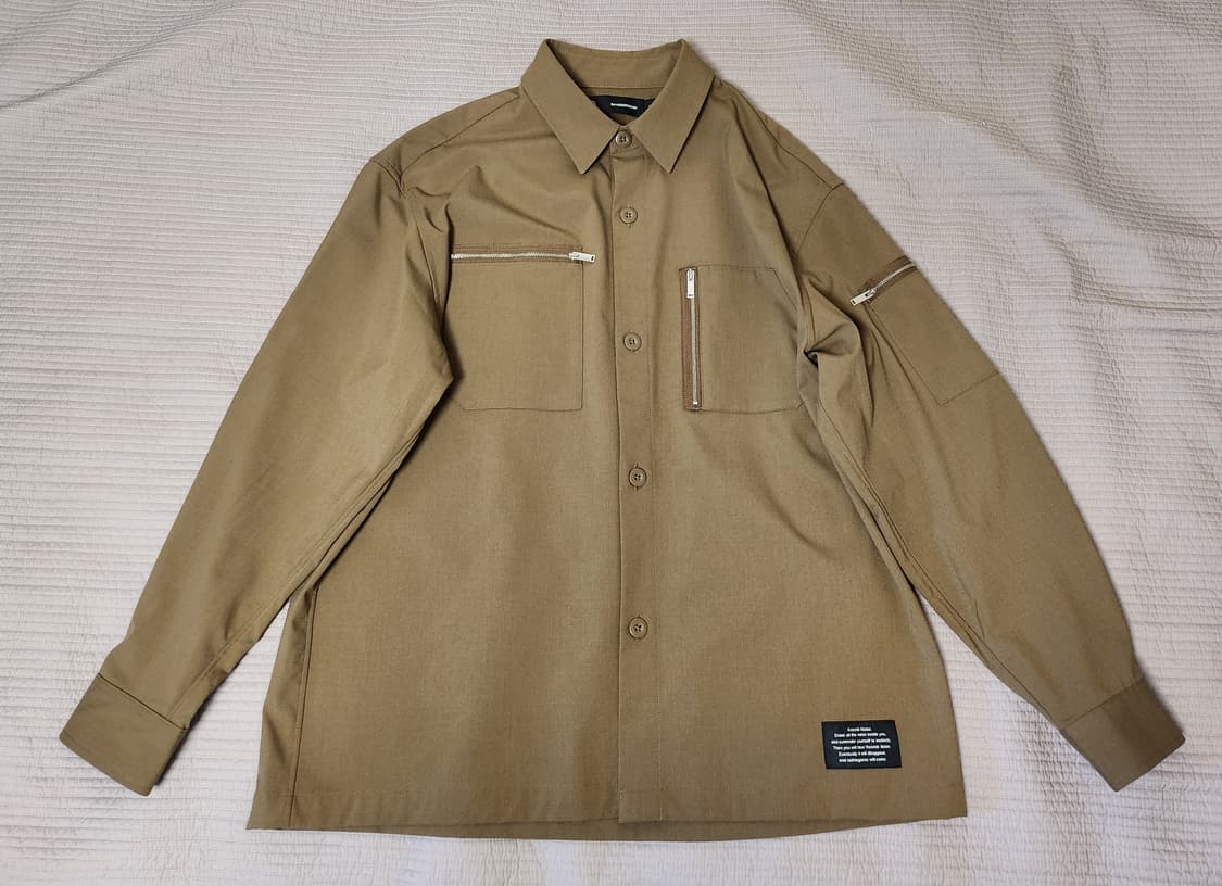 지유GU x 언더커버UNDERCOVER/지퍼 포켓 셔츠/L 상품이미지4