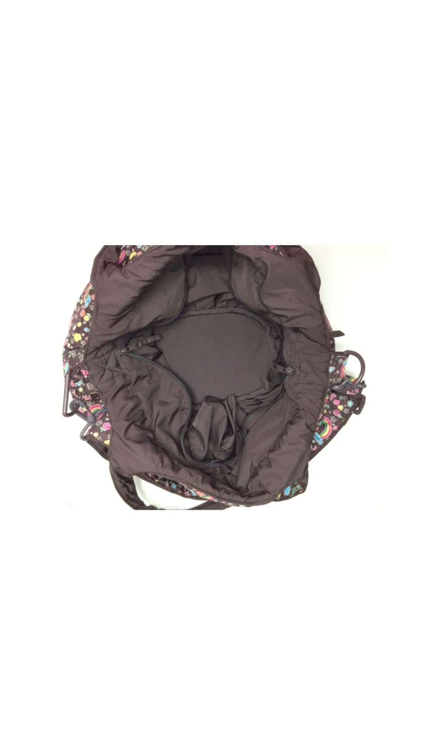 빈티지 브라운 레인보우 프린팅 숄더백 크로스백 상품이미지5