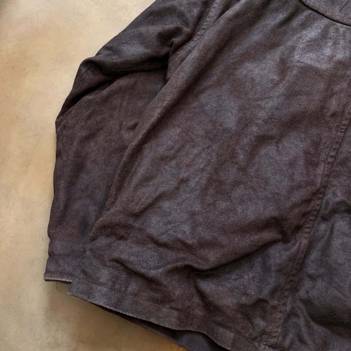 MC NEAL 유럽발 오버사이징 에이징 레더 자켓 상품이미지7