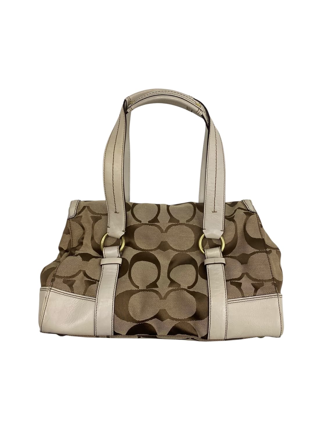 코치 y2k 화이트 버클 숄더백 상품이미지2