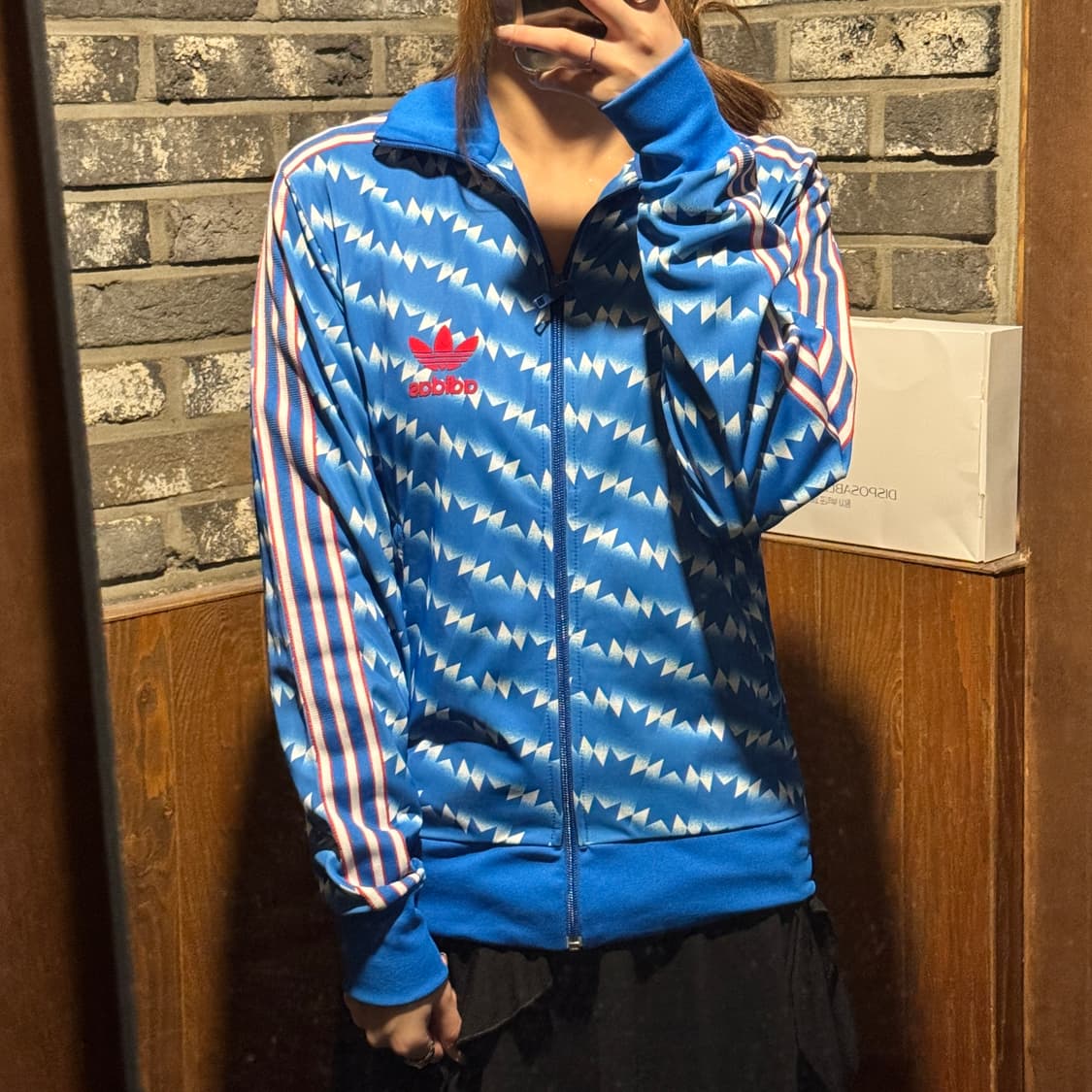 XS) 아디다스 맨유 어웨이 복각 트랙탑 져지SHARP 상품이미지10