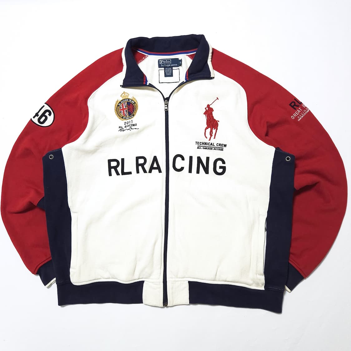 폴로 랄프로렌 빅포니 영국 레이싱 져지 집업 자켓 상품이미지1