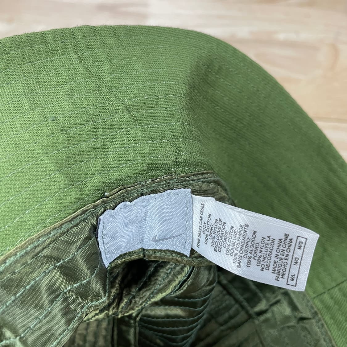 나이키 그린 버킷햇 M/L 상품이미지4