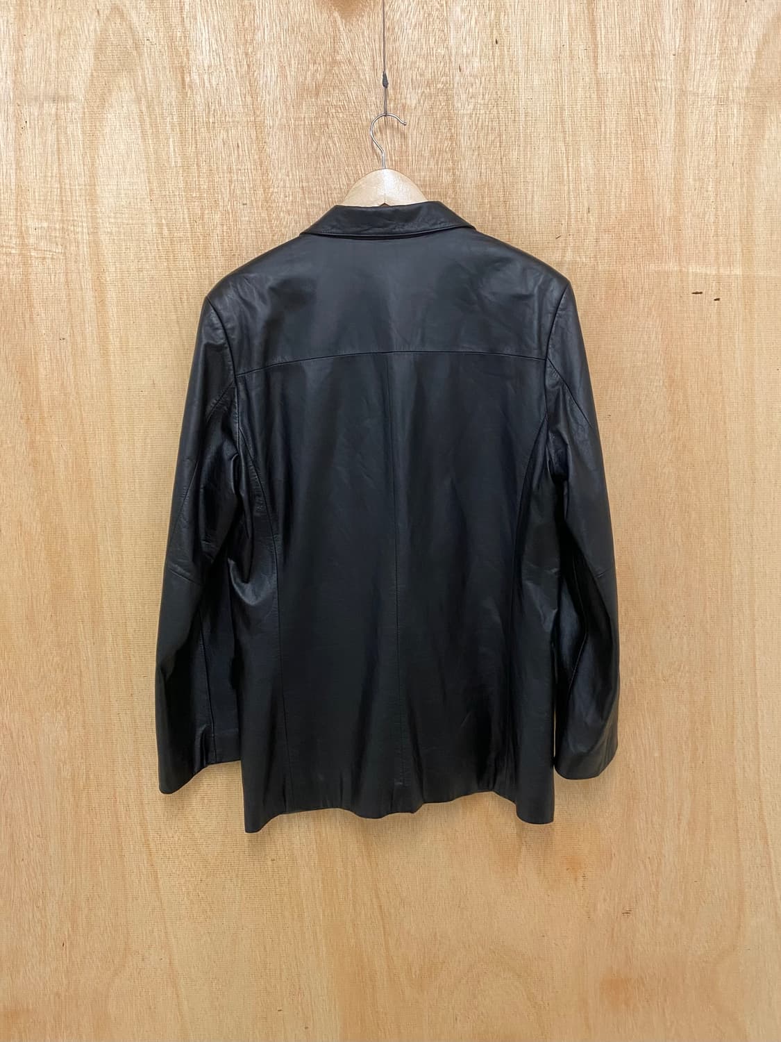 VTG leather blazer jacket 빈티지 레더 블레이져 자켓 상품이미지2